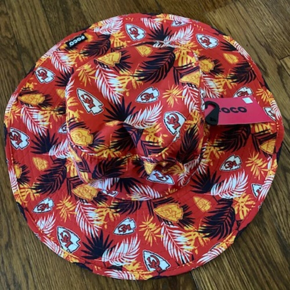 Kanas City Chiefs Floral Boonie Hat - Foco